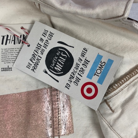 Toms women’s denim jacket size small NWT - Picture 5 of 6
